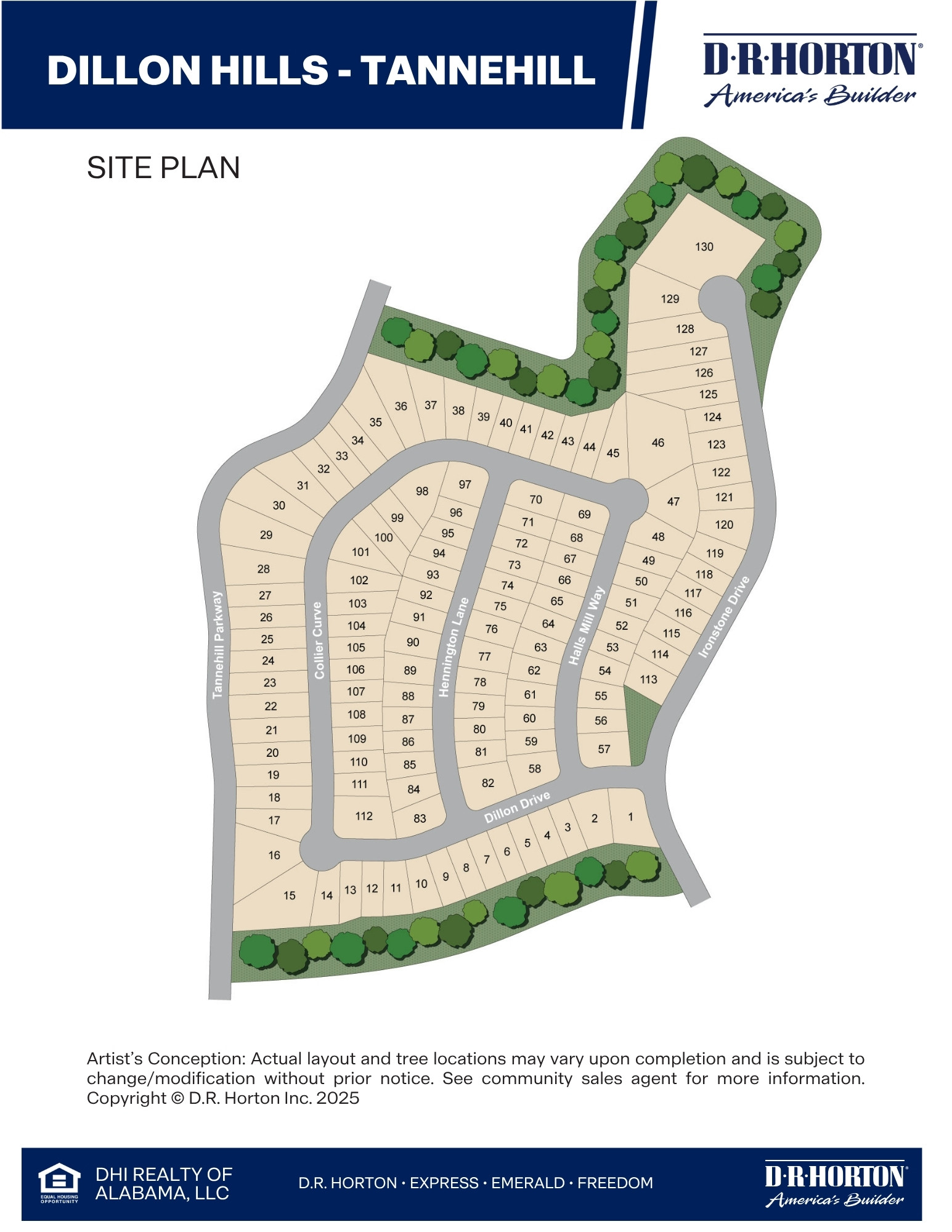 Static Lot Map