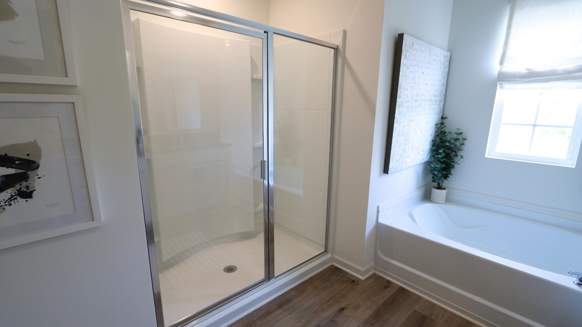 The master bathroom and walk in closet.