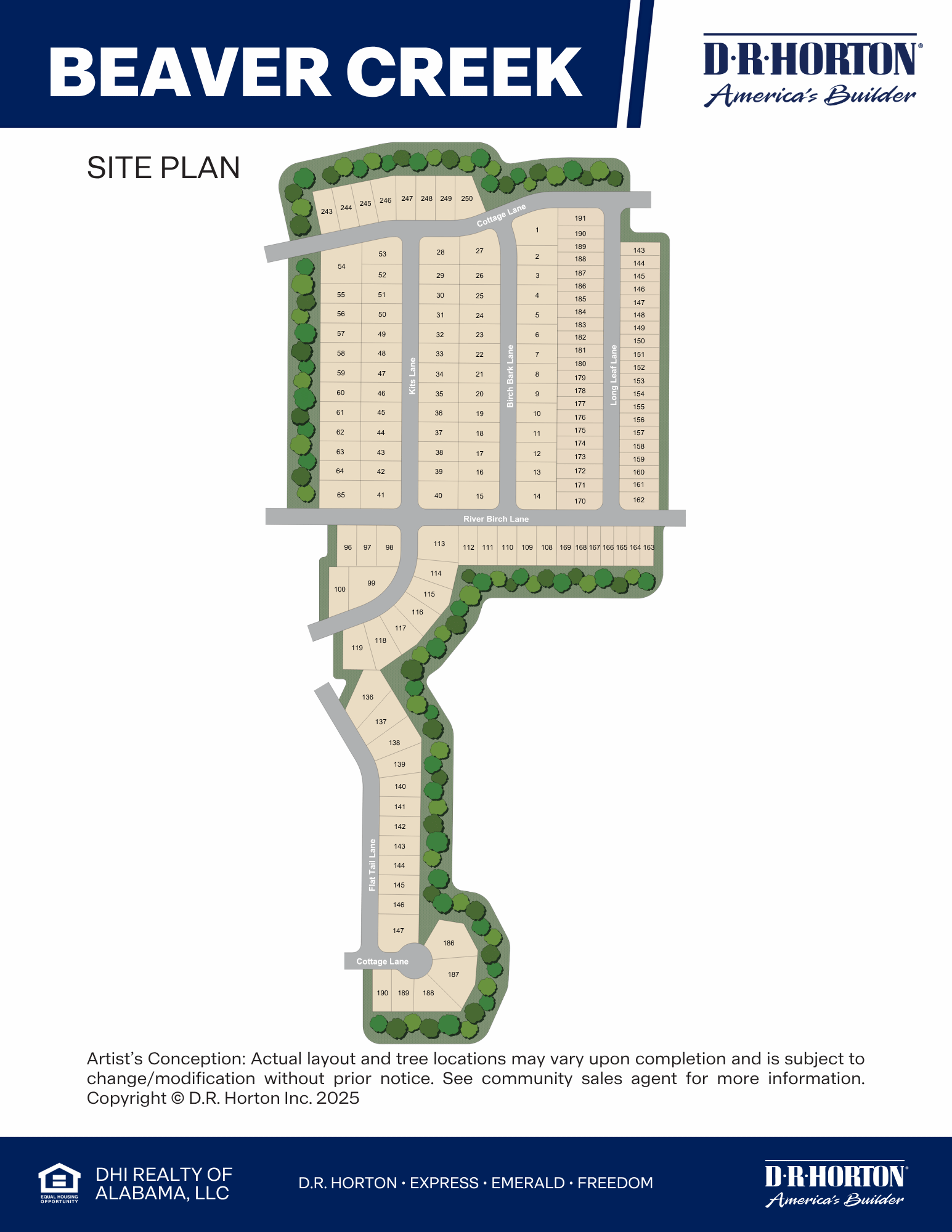 Static Lot Map
