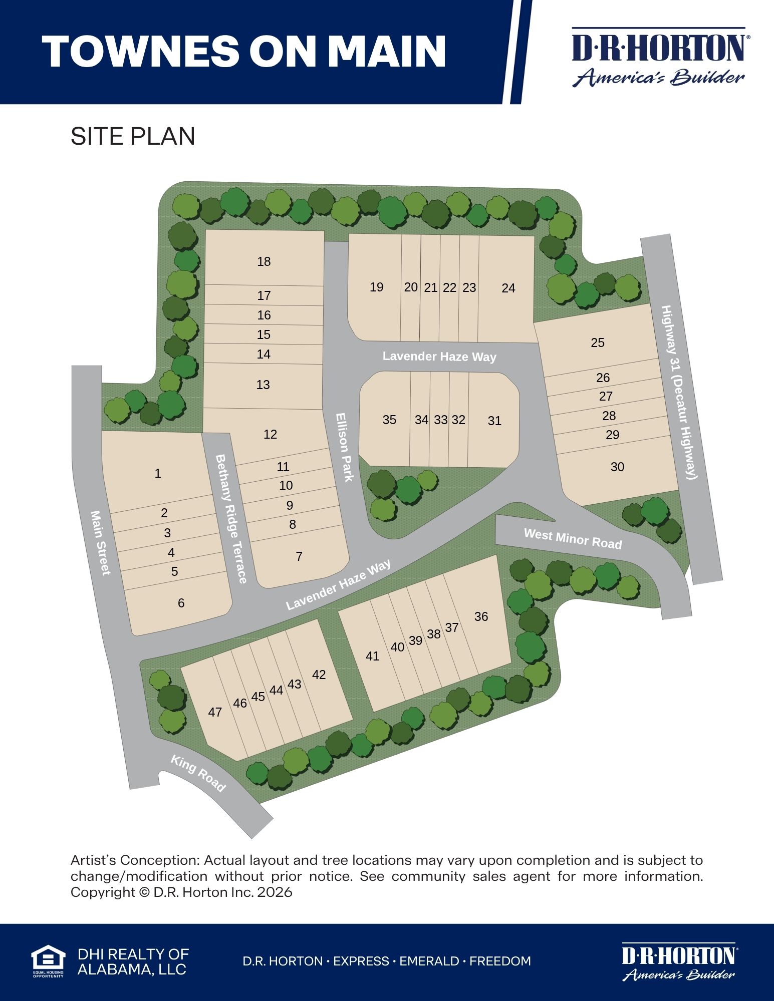 Static Lot Map