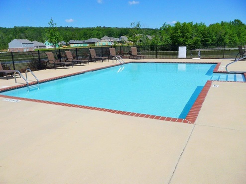 visual of pool amenities