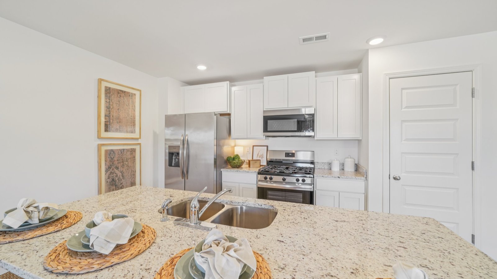 Welcome to the spacious Freeport, offering 4 bedrooms and 2 bathrooms spread across 1,497 square feet all on one level, and a two-car garage for your convenience. The chef-inspired kitchen is designed for culinary enthusiasts, featuring an oversized breakfast island, stainless steel appliances, and a pantry, all flowing seamlessly into a spacious great room for effortless entertaining. The spacious primary bedroom features a luxurious bathroom with a walk-in shower, double vanities, and an oversized walk-in closet. In addition, the other 3 bedrooms all offer generous closets, along with a laundry room, linen closet, and an outdoor patio to complete the plan. You can expect quality materials and workmanship throughout, with superior attention to detail as well as a one-year builder’s warranty. To top it off, your new home comes with a smart home technology package! Every new home at D.R. Horton comes with this smart home technology package, providing a user-friendly experience, making it easy to control essential features with a simple touch. Included in the package are convenient features such as lighting automation, an IQ panel, a video doorbell, keyless front door entry, and the ability to directly manage temperature settings from your smartphone. We also provide the opportunity for you to schedule a personal guided tour of the Freeport plan at your convenience. Feel free to give us a call and take the first step in making The Freeport your new home today!