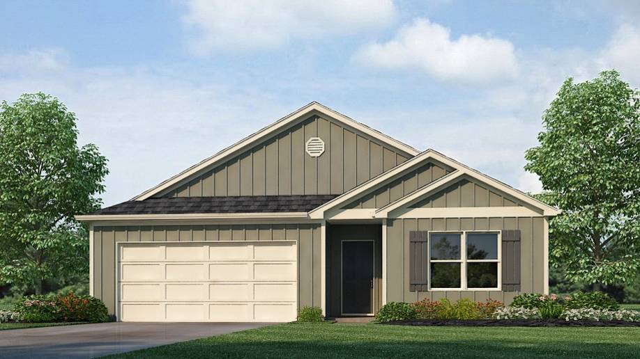 The one-level Cali plan provides an efficient, 4-bedroom, 2 bath design in 1,774 square feet. One of the unique features is the integration of the kitchen, breakfast area and great room in an open concept design perfect for entertaining. The kitchen features granite countertops, stainless steel appliance and a pantry. Enjoy early morning coffee or quiet evenings under the shaded covered patio. The Bedroom One suite is your private getaway with a luxurious shower, double marble vanity, private water closet and large walk-in closet. A two-car garage and laundry room provide utility and storage. Quality materials and workmanship throughout, with superior attention to detail, plus a one-year builder’s warranty. Your new home also includes our smart home technology package! A D.R. Horton Smart Home is equipped with technology that includes the following: a Z-Wave programmable thermostat manufactured by Honeywell; a Z-Wave door lock manufactured by Kwikset; a Z-Wave wireless switch manufactured by Eaton Corporation; a Qolsys, Inc. touchscreen Smart Home control device; an automation platform from Alarm.com; a SkyBell video doorbell; an Amazon Echo Dot.* Talk to a New Home Sales Agent for details.