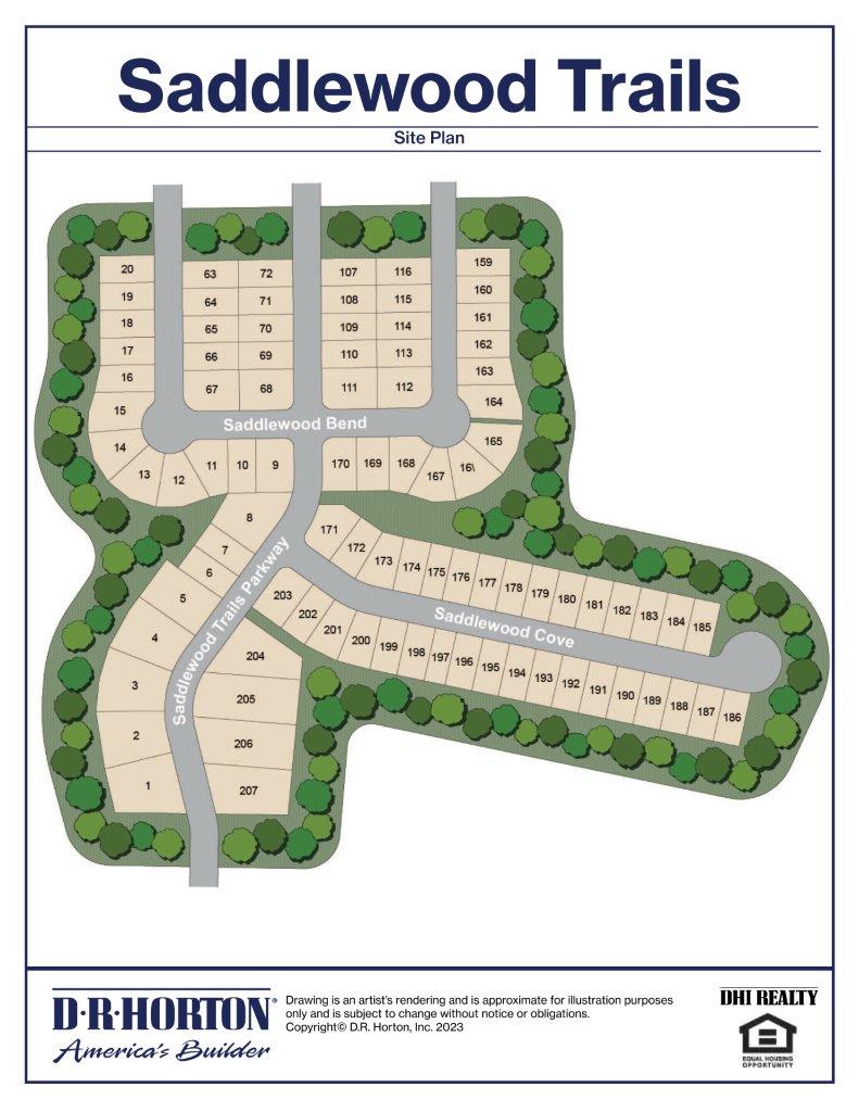 New Homes in Saddlewood Trails COLUMBIANA, AL D.R. Horton
