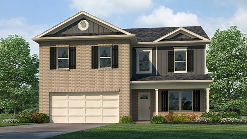 The Galen floor plan features 4 bedrooms and 2.5 bathrooms, covering 2,338 square feet. The kitchen is generously sized and includes a breakfast island, ample cabinet space, granite countertops, and a spacious walk-in pantry. It seamlessly connects to the expansive living room, offering abundant space for hosting gatherings. On the main level, there's a versatile flex room, perfect for a formal dining area or a home office. Moving to the second level, the owner's suite includes a sizable walk-in closet and a luxurious bathroom with a soaking garden tub, a separate shower, and double vanities. The second level also features three more bedrooms, a full bathroom, and a convenient walk-in laundry room. The home is constructed with quality materials and workmanship, with superior attention to detail, and includes a one-year builder’s warranty. When you choose a home at D.R. Horton, you can expect exceptional quality materials and workmanship, along with superior attention to detail. Additionally, every new home at D.R. Horton comes with a one-year builder’s warranty for added peace of mind. To add to the excitement, your new home is equipped with a smart home technology package, designed to enhance your living experience. This user-friendly package makes it effortless to control essential features with just a simple touch, providing convenience and modernity. Included in the package are convenient features such as lighting automation, an IQ panel, a video doorbell, keyless front door entry, and the ability to manage temperature settings directly from your smartphone. We also offer the opportunity for you to schedule a personal guided tour of the Galen plan at your convenience, allowing you to explore your potential new home in detail. Feel free to give us a call and take the first step in making The Galen your new home today! We're here to help make your home buying experience as smooth and enjoyable as possible.