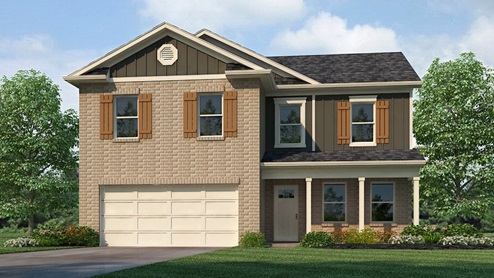 The Galen floor plan features 4 bedrooms and 2.5 bathrooms, covering 2,338 square feet. The kitchen is generously sized and includes a breakfast island, ample cabinet space, granite countertops, and a spacious walk-in pantry. It seamlessly connects to the expansive living room, offering abundant space for hosting gatherings. On the main level, there's a versatile flex room, perfect for a formal dining area or a home office. Moving to the second level, the owner's suite includes a sizable walk-in closet and a luxurious bathroom with a soaking garden tub, a separate shower, and double vanities. The second level also features three more bedrooms, a full bathroom, and a convenient walk-in laundry room. The home is constructed with quality materials and workmanship, with superior attention to detail, and includes a one-year builder’s warranty. When you choose a home at D.R. Horton, you can expect exceptional quality materials and workmanship, along with superior attention to detail. Additionally, every new home at D.R. Horton comes with a one-year builder’s warranty for added peace of mind. To add to the excitement, your new home is equipped with a smart home technology package, designed to enhance your living experience. This user-friendly package makes it effortless to control essential features with just a simple touch, providing convenience and modernity. Included in the package are convenient features such as lighting automation, an IQ panel, a video doorbell, keyless front door entry, and the ability to manage temperature settings directly from your smartphone. We also offer the opportunity for you to schedule a personal guided tour of the Galen plan at your convenience, allowing you to explore your potential new home in detail. Feel free to give us a call and take the first step in making The Galen your new home today! We're here to help make your home buying experience as smooth and enjoyable as possible.
