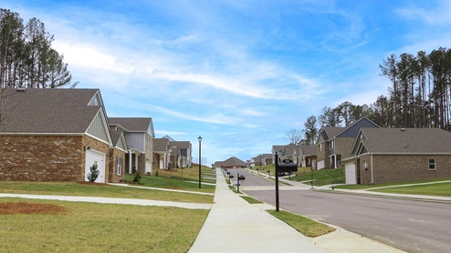 Welcome to Timberline by D.R. Horton, a golf course community in Calera, Alabama. Just off Hwy 31 and I-65, this new home community is just minutes from Alabaster’s local amenities and Downtown Birmingham. Calera offers a vibrant, historic downtown area with diverse dining, shopping, and entertainment options. Calera is home to the Heart of Dixie Railroad Museum, where families can enjoy scenic train rides and explore Alabama’s rich rail history. Go Calera High School Eagles! Timberline features some of our elegant, traditional home plans spanning from 1,618 up to 3,209 square feet, with granite countertops, elegant and durable flooring, stainless steel appliances, and our smart home technology package. Each home in Timberline is uniquely designed with modern living in mind, featuring granite countertops, elegant and durable flooring, and stainless-steel appliances. The easy-to-use Smart Home Technology Package included in every home provides the ultimate convenience, allowing you to control key features with the touch of a button. Featured conveniences include lighting automation, IQ panel, video doorbell, keyless front door entry, and temperature control from the ease of your phone.