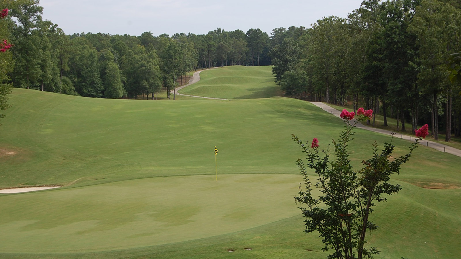 The Timberline course is a 7,000 yard par-71 course.