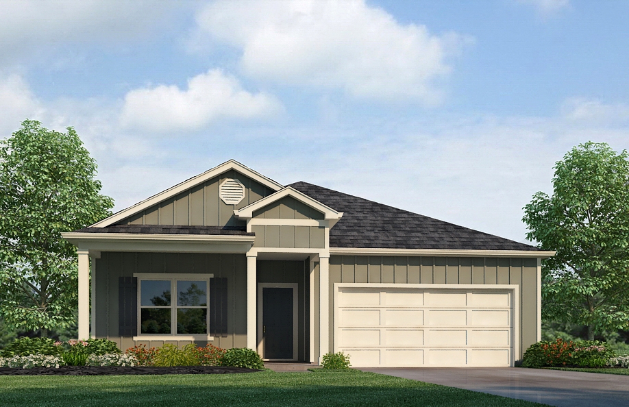 one story home with a two car garage elevation h15