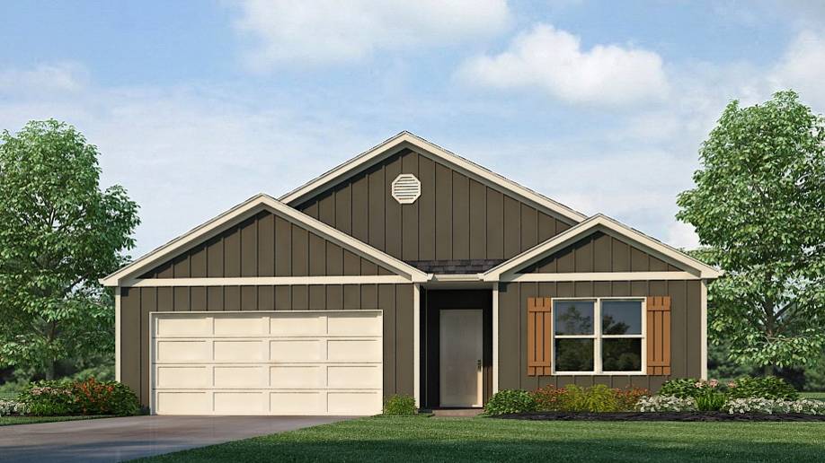 Welcome to the Cali Plan, featuring a seamless open layout just under 1,800 square feet, this beautiful single- story home offers 4-bedrooms with 2-bathrooms, and a 2-car garage.  As you enter the home, you are met with an inviting foyer with storage, a full guest bathroom, and a hall leading to the 2nd and 3rd secondary bedrooms. Further down the hall, on the opposite wall, provides access to the 2-car garage, storage, and your laundry room. Privately tucked away in this area is also the additional 4th bedroom, ideal for guest stays or a private office. Each bedroom is a generous size with a spacious closet.     As you continue to the end of the hall, you will find the stunning open layout of the living area and beautiful kitchen. The kitchen includes granite countertops, stainless steel appliances, stylish shaker cabinetry, and a center island perfect for additional seating. With natural light and nearby covered patio access, the living and dining area are integrated perfectly to complete this relaxing atmosphere. Enjoy easy maintenance in this area and all bathrooms with our luxury vinyl plank flooring.     The primary bedroom is tucked away off the living area. As natural light fills the room, this suite feels like a dreamlike retreat. The spa-like ensuite bath includes a separate garden tub, relaxing shower, double vanity sink, and large walk-in closet. In addition to all the features and amenities our Cali Plan offers, each Cali is built with our Smart Home technology package, designed to bring the ease and convenience of life right to your fingertips. As a most popular favorite, this plan is ideal for any size family. Call to schedule your personal guided tour of the Cali today!