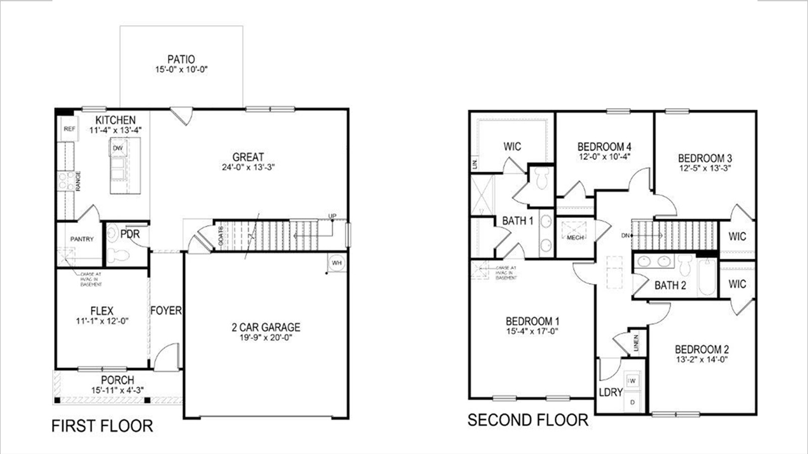 D R Horton Penwell Floor Plan
