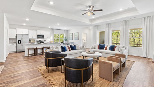 Chelsea Acres by D.R. Horton is Chelsea’s newest premiere community. Conveniently located to Chelsea Community Center including activities for every age. Nearby residents can enjoy the community splashpad, archery range, and a host of youth sports complexes. Situated minutes from highway 280, this new home community provides easy access to Chelsea, Greystone’s conveniences, nearby dining options, and excellent recreation spots throughout the region. Go Chelsea Hornets! With home plans ranging in size from 1,272 square feet up to 2,511 square feet, Chelsea Acres offers a variety of home plans including one level ranchers to a spacious two story. Each home in Chelsea Acres is uniquely designed with modern living in mind, featuring granite countertops, elegant and durable flooring, and stainless-steel appliances. The easy-to-use Smart Home Technology Package included in every home provides the ultimate convenience, allowing you to control key features with the touch of a button. Featured conveniences include lighting automation, IQ panel, video doorbell, keyless front door entry, and temperature control from the ease of your phone. Whether you are looking for a spacious open floor plan or a more intimate design, Chelsea Acres has a variety of options to suit your individual needs. For the outdoor enthusiasts, Chelsea Acre’s location is perfect for accessing spots for hiking and biking adventures. In addition, state-of-the-art local parks and recreational opportunities are just minutes away, offering something for everyone. Take a personal tour today and discover how this beautiful new home community near Chelsea, Alabama, can perfectly match your lifestyle.