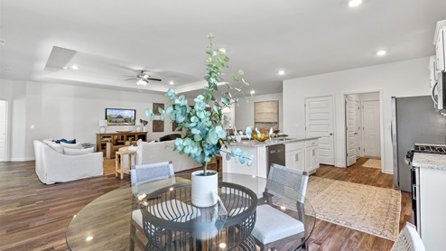 Chelsea Acres by D.R. Horton is Chelsea’s newest premiere community. Conveniently located to Chelsea Community Center including activities for every age. Nearby residents can enjoy the community splashpad, archery range, and a host of youth sports complexes. Situated minutes from highway 280, this new home community provides easy access to Chelsea, Greystone’s conveniences, nearby dining options, and excellent recreation spots throughout the region. Go Chelsea Hornets! With home plans ranging in size from 1,272 square feet up to 2,511 square feet, Chelsea Acres offers a variety of home plans including one level ranchers to a spacious two story. Each home in Chelsea Acres is uniquely designed with modern living in mind, featuring granite countertops, elegant and durable flooring, and stainless-steel appliances. The easy-to-use Smart Home Technology Package included in every home provides the ultimate convenience, allowing you to control key features with the touch of a button. Featured conveniences include lighting automation, IQ panel, video doorbell, keyless front door entry, and temperature control from the ease of your phone. Whether you are looking for a spacious open floor plan or a more intimate design, Chelsea Acres has a variety of options to suit your individual needs. For the outdoor enthusiasts, Chelsea Acre’s location is perfect for accessing spots for hiking and biking adventures. In addition, state-of-the-art local parks and recreational opportunities are just minutes away, offering something for everyone. Take a personal tour today and discover how this beautiful new home community near Chelsea, Alabama, can perfectly match your lifestyle.