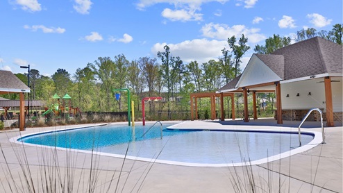Chelsea Acres by D.R. Horton is Chelsea’s newest premiere community. Conveniently located to Chelsea Community Center including activities for every age. Nearby residents can enjoy the community splashpad, archery range, and a host of youth sports complexes. Situated minutes from highway 280, this new home community provides easy access to Chelsea, Greystone’s conveniences, nearby dining options, and excellent recreation spots throughout the region. Go Chelsea Hornets! With home plans ranging in size from 1,272 square feet up to 2,511 square feet, Chelsea Acres offers a variety of home plans including one level ranchers to a spacious two story. Each home in Chelsea Acres is uniquely designed with modern living in mind, featuring granite countertops, elegant and durable flooring, and stainless-steel appliances. The easy-to-use Smart Home Technology Package included in every home provides the ultimate convenience, allowing you to control key features with the touch of a button. Featured conveniences include lighting automation, IQ panel, video doorbell, keyless front door entry, and temperature control from the ease of your phone. Whether you are looking for a spacious open floor plan or a more intimate design, Chelsea Acres has a variety of options to suit your individual needs. For the outdoor enthusiasts, Chelsea Acre’s location is perfect for accessing spots for hiking and biking adventures. In addition, state-of-the-art local parks and recreational opportunities are just minutes away, offering something for everyone. Take a personal tour today and discover how this beautiful new home community near Chelsea, Alabama, can perfectly match your lifestyle.