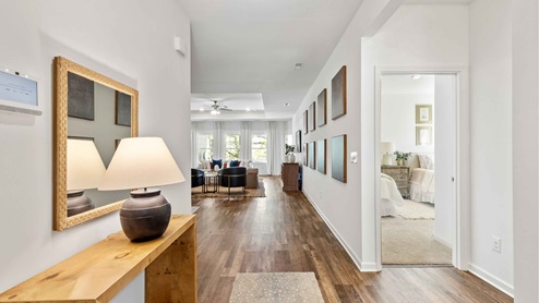 Chelsea Acres by D.R. Horton is Chelsea’s newest premiere community. Conveniently located to Chelsea Community Center including activities for every age. Nearby residents can enjoy the community splashpad, archery range, and a host of youth sports complexes. Situated minutes from highway 280, this new home community provides easy access to Chelsea, Greystone’s conveniences, nearby dining options, and excellent recreation spots throughout the region. Go Chelsea Hornets! With home plans ranging in size from 1,272 square feet up to 2,511 square feet, Chelsea Acres offers a variety of home plans including one level ranchers to a spacious two story. Each home in Chelsea Acres is uniquely designed with modern living in mind, featuring granite countertops, elegant and durable flooring, and stainless-steel appliances. The easy-to-use Smart Home Technology Package included in every home provides the ultimate convenience, allowing you to control key features with the touch of a button. Featured conveniences include lighting automation, IQ panel, video doorbell, keyless front door entry, and temperature control from the ease of your phone. Whether you are looking for a spacious open floor plan or a more intimate design, Chelsea Acres has a variety of options to suit your individual needs. For the outdoor enthusiasts, Chelsea Acre’s location is perfect for accessing spots for hiking and biking adventures. In addition, state-of-the-art local parks and recreational opportunities are just minutes away, offering something for everyone. Take a personal tour today and discover how this beautiful new home community near Chelsea, Alabama, can perfectly match your lifestyle.