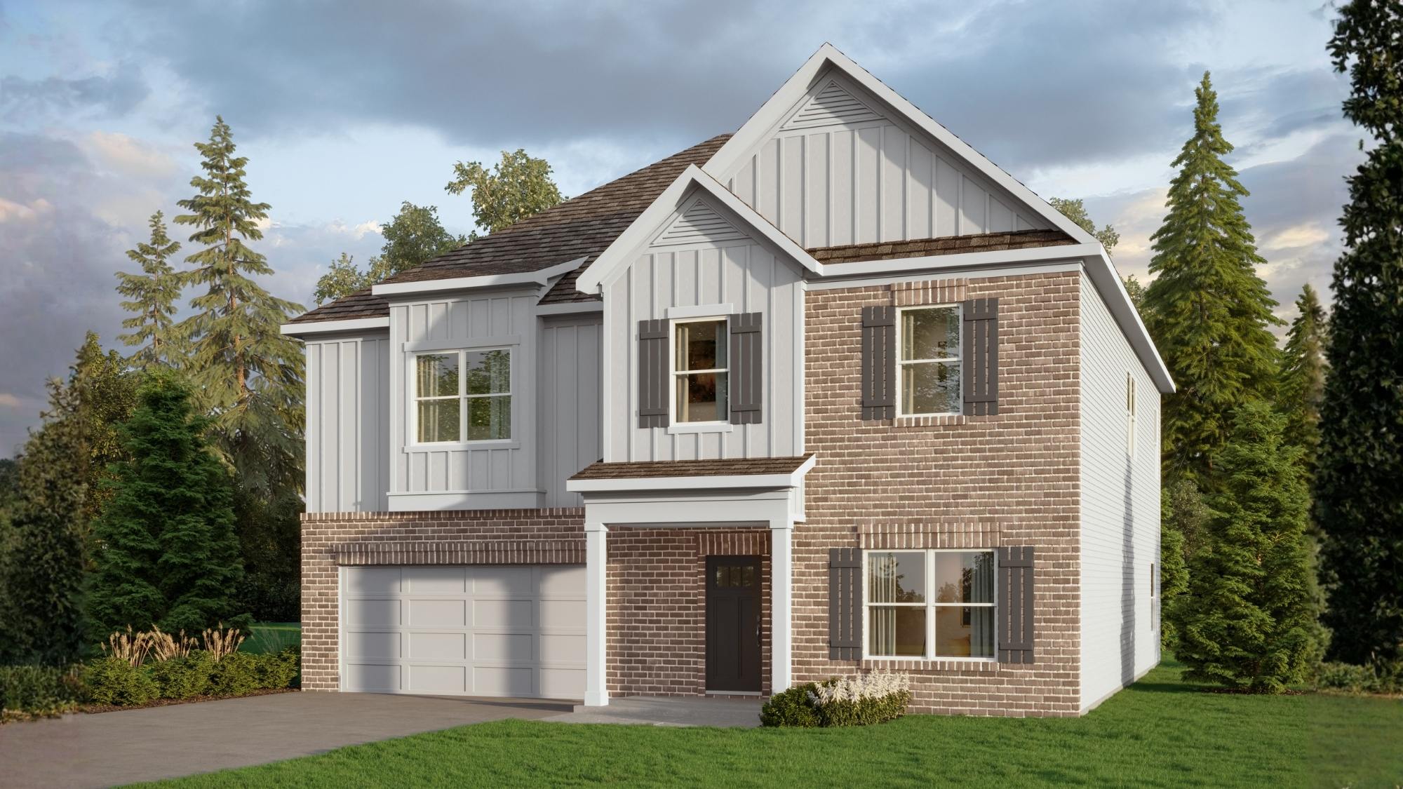 A rendering of the Halton floorplan.