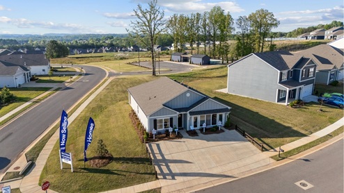 Conveniently located near I-459 in McCalla, Alabama, Rosser Farms by D.R. Horton offers the perfect blend of convenience and comfort. Nestled near diverse restaurants, shopping centers, and the Bent Brook Golf Course, this neighborhood has something for everyone. Adventure seekers will love the nearby K1 Speed indoor go-kart arena, while outdoor enthusiasts can enjoy various recreational activities. With easy access to Hoover, Rosser Farms provides an ideal setting for those looking to enjoy both vibrant city life and peaceful suburban living. Go Mcadory Yellowjackets! With home plans ranging in size from 1,618 square feet up to 2,511 square feet, Rosser Farms offers a variety of home plans including one level ranchers to a spacious two story. Each home in Rosser Farms is uniquely designed with modern living in mind, featuring granite countertops, elegant and durable flooring, and stainless-steel appliances. The easy-to-use Smart Home Technology Package included in every home provides the ultimate convenience, allowing you to control key features with the touch of a button. Featured conveniences include lighting automation, IQ panel, video doorbell, keyless front door entry, and temperature control from the ease of your phone. Whether you are looking for a spacious open floor plan or a more intimate design, Rosser Farms has a variety of options to suit your individual needs. For the outdoor enthusiasts, Rosser Farm’s location is perfect for accessing spots for hiking at Tannehill state park and biking adventures. In addition, state-of-the-art local parks and recreational opportunities are just minutes away, offering something for everyone. Take a personal tour of Rosser Farms today and discover how this beautiful new home community near McCalla, Alabama, can perfectly match your lifestyle. Come explore Rosser Farms and discover your new home today!