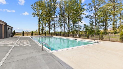 Conveniently located near I-459 in McCalla, Alabama, Rosser Farms by D.R. Horton offers the perfect blend of convenience and comfort. Nestled near diverse restaurants, shopping centers, and the Bent Brook Golf Course, this neighborhood has something for everyone. Adventure seekers will love the nearby K1 Speed indoor go-kart arena, while outdoor enthusiasts can enjoy various recreational activities. With easy access to Hoover, Rosser Farms provides an ideal setting for those looking to enjoy both vibrant city life and peaceful suburban living. Go Mcadory Yellowjackets! With home plans ranging in size from 1,618 square feet up to 2,511 square feet, Rosser Farms offers a variety of home plans including one level ranchers to a spacious two story. Each home in Rosser Farms is uniquely designed with modern living in mind, featuring granite countertops, elegant and durable flooring, and stainless-steel appliances. The easy-to-use Smart Home Technology Package included in every home provides the ultimate convenience, allowing you to control key features with the touch of a button. Featured conveniences include lighting automation, IQ panel, video doorbell, keyless front door entry, and temperature control from the ease of your phone. Whether you are looking for a spacious open floor plan or a more intimate design, Rosser Farms has a variety of options to suit your individual needs. For the outdoor enthusiasts, Rosser Farm’s location is perfect for accessing spots for hiking at Tannehill state park and biking adventures. In addition, state-of-the-art local parks and recreational opportunities are just minutes away, offering something for everyone. Take a personal tour of Rosser Farms today and discover how this beautiful new home community near McCalla, Alabama, can perfectly match your lifestyle. Come explore Rosser Farms and discover your new home today!