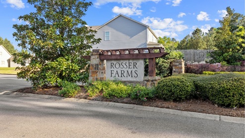 Conveniently located near I-459 in McCalla, Alabama, Rosser Farms by D.R. Horton offers the perfect blend of convenience and comfort. Nestled near diverse restaurants, shopping centers, and the Bent Brook Golf Course, this neighborhood has something for everyone. Adventure seekers will love the nearby K1 Speed indoor go-kart arena, while outdoor enthusiasts can enjoy various recreational activities. With easy access to Hoover, Rosser Farms provides an ideal setting for those looking to enjoy both vibrant city life and peaceful suburban living. Go Mcadory Yellowjackets! With home plans ranging in size from 1,618 square feet up to 2,511 square feet, Rosser Farms offers a variety of home plans including one level ranchers to a spacious two story. Each home in Rosser Farms is uniquely designed with modern living in mind, featuring granite countertops, elegant and durable flooring, and stainless-steel appliances. The easy-to-use Smart Home Technology Package included in every home provides the ultimate convenience, allowing you to control key features with the touch of a button. Featured conveniences include lighting automation, IQ panel, video doorbell, keyless front door entry, and temperature control from the ease of your phone. Whether you are looking for a spacious open floor plan or a more intimate design, Rosser Farms has a variety of options to suit your individual needs. For the outdoor enthusiasts, Rosser Farm’s location is perfect for accessing spots for hiking at Tannehill state park and biking adventures. In addition, state-of-the-art local parks and recreational opportunities are just minutes away, offering something for everyone. Take a personal tour of Rosser Farms today and discover how this beautiful new home community near McCalla, Alabama, can perfectly match your lifestyle. Come explore Rosser Farms and discover your new home today!