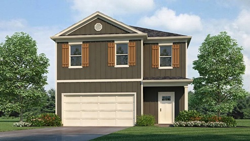 Welcome to the Ryan Plan, a new customer favorite at our D.R. Horton communities I central Alabama. Just under 2,500 square feet, this beautiful two- story home offers 5-bedrooms with 3-bathrooms, and a 2-car garage with a gorgeous open floor concept layout for your family to enjoy. The kitchen has a large island for extra seating as well as a large pantry, and also gradually opens to the full dining area as well as a spacious living room. A bedroom with a full bathroom completes the main level. Bedroom One is on the second level and offers a luxurious bath with a soaking garden tub and separate shower, private bathroom, double vanities with marble counters and a large walk-in closet. There are 3 additional bedrooms, a full bathroom, a walk-in laundry room, and a bonus loft-style living room on the second level perfect for hanging out or holiday occasions. Quality materials and workmanship throughout, with superior attention to detail, plus a one-year builder's warranty. As a most popular favorite, this plan is ideal for any size family. In addition, each home comes with a one-year builder's warranty to provide extra peace of mind. It's worth noting that our smart home technology package is also part of the deal. The included Smart Home Technology Package is designed for easy use and offers unparalleled convenience, enabling you to effortlessly control various key features with just a simple touch. Some of the highlighted conveniences of this package comprise lighting automation, an IQ panel, a video doorbell, keyless front door entry, and the ability to manage the temperature from the comfort of your phone. Call to schedule your personal guided tour of the Ryan today!