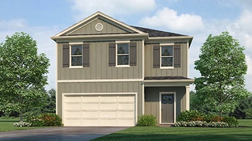 Welcome to the Ryan Plan, a new customer favorite at our D.R. Horton communities I central Alabama. Just under 2,500 square feet, this beautiful two- story home offers 5-bedrooms with 3-bathrooms, and a 2-car garage with a gorgeous open floor concept layout for your family to enjoy. The kitchen has a large island for extra seating as well as a large pantry, and also gradually opens to the full dining area as well as a spacious living room. A bedroom with a full bathroom completes the main level. Bedroom One is on the second level and offers a luxurious bath with a soaking garden tub and separate shower, private bathroom, double vanities with marble counters and a large walk-in closet. There are 3 additional bedrooms, a full bathroom, a walk-in laundry room, and a bonus loft-style living room on the second level perfect for hanging out or holiday occasions. Quality materials and workmanship throughout, with superior attention to detail, plus a one-year builder's warranty. As a most popular favorite, this plan is ideal for any size family. In addition, each home comes with a one-year builder's warranty to provide extra peace of mind. It's worth noting that our smart home technology package is also part of the deal. The included Smart Home Technology Package is designed for easy use and offers unparalleled convenience, enabling you to effortlessly control various key features with just a simple touch. Some of the highlighted conveniences of this package comprise lighting automation, an IQ panel, a video doorbell, keyless front door entry, and the ability to manage the temperature from the comfort of your phone. Call to schedule your personal guided tour of the Ryan today!
