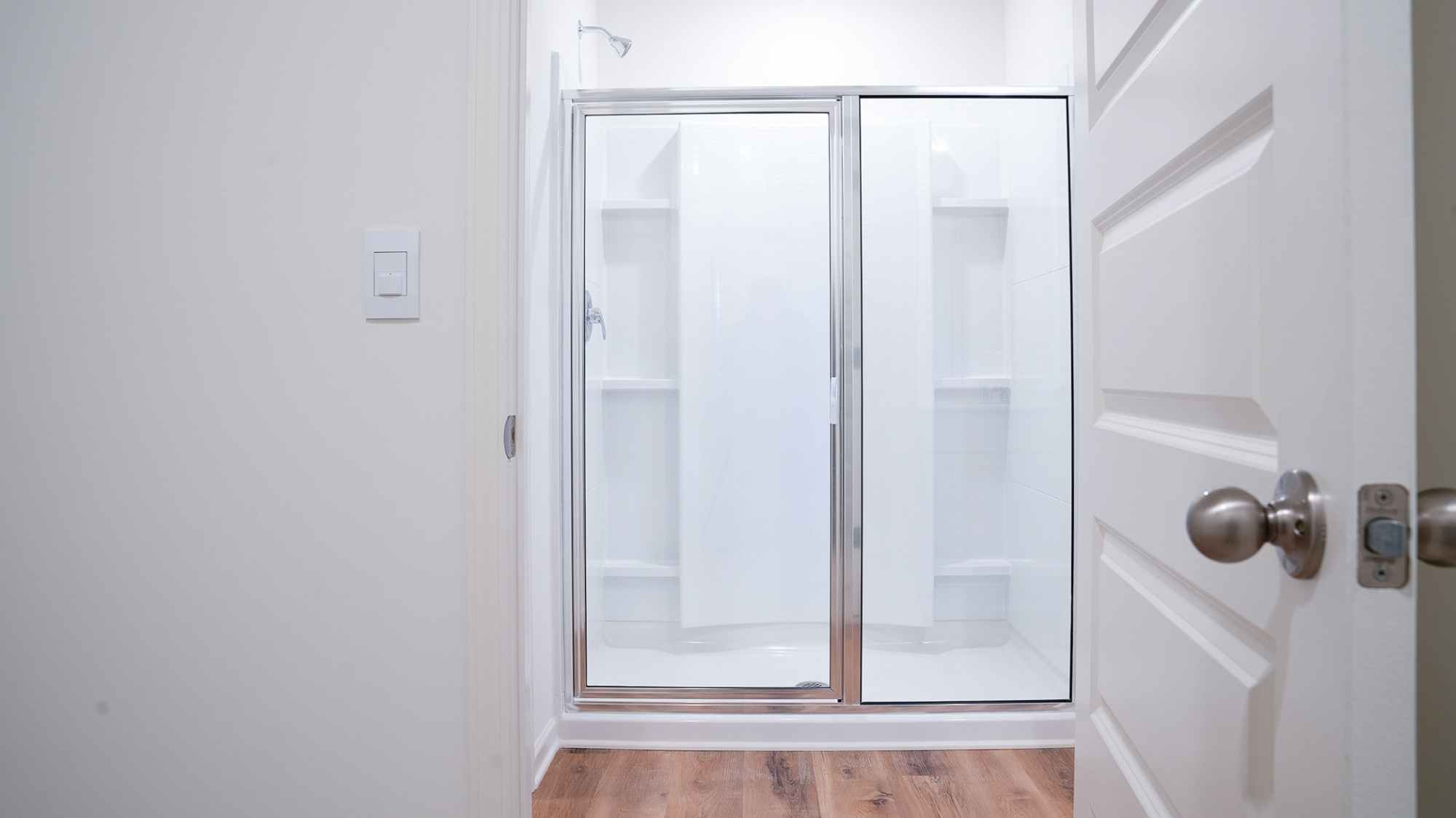 Spacious primary bathroom.