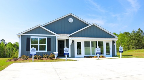 Welcome to the Cali Plan, featuring a seamless open layout just under 1,800 square feet, this beautiful single- story home offers 4-bedrooms with 2-bathrooms, and a 2-car garage. As you enter the home, you are met with an inviting foyer with storage, a full guest bathroom, and a hall leading to the 2nd and 3rd secondary bedrooms. Further down the hall, on the opposite wall, provides access to the 2-car garage, storage, and your laundry room. Privately tucked away in this area is also the additional 4th bedroom, ideal for guest stays or a private office. Each bedroom is a generous size with a spacious closet. As you continue to the end of the hall, you will find the stunning open layout of the living area and beautiful kitchen. The kitchen includes granite countertops, stainless steel appliances, stylish shaker cabinetry, and a center island perfect for additional seating. With natural light and nearby covered patio access, the living and dining area are integrated perfectly to complete this relaxing atmosphere. Enjoy easy maintenance in this area and all bathrooms with our luxury vinyl plank flooring. The primary bedroom is tucked away off the living area. As natural light fills the room, this suite feels like a dreamlike retreat. The spa-like ensuite bath includes a separate garden tub, relaxing shower, double vanity sink, and large walk-in closet. In addition to all the features and amenities our Cali Plan offers, each Cali is built with our Smart Home technology package, designed to bring the ease and convenience of life right to your fingertips. As a most popular favorite, this plan is ideal for any size family. Call to schedule your personal guided tour of the Cali today!