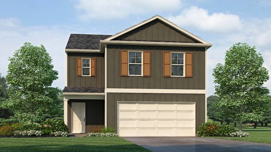 The Taylor floor plan offers a generous 1,613 square feet of space, featuring 4 bedrooms and 2.5 bathrooms for a comfortable living experience. This home boasts a dining room and a chef-inspired kitchen with ample cabinet space and a large pantry for convenient storage. The kitchen seamlessly opens onto a casual dining area and a spacious living room, creating a welcoming and functional living space for relaxing and entertaining. Additionally, the main level includes a convenient powder room for guests, ensuring practicality and comfort for visitors. Moving to the second level, the expansive Bedroom One suite boasts a luxurious bathroom equipped with a walk-in shower, double vanities, and a sizable walk-in closet, providing a luxurious retreat within the home. The second level also comprises 3 more bedrooms, another full bathroom, and a dedicated laundry room for added convenience, catering to the needs of a growing family. Throughout the home, you'll find quality materials and superior workmanship, with meticulous attention to detail, all backed by a one-year builder's warranty for peace of mind.    Furthermore, each home includes a smart home technology package designed to offer maximum convenience, allowing effortless control of important features such as lighting automation, an IQ panel, a video doorbell, keyless front door entry, and the ability to manage temperature settings from a smartphone, making daily life more convenient and enjoyable. We are dedicated to ensuring that your home buying experience is as seamless and enjoyable as possible. Our team is here to assist you every step of the way, so please don't hesitate to give us a call. Feel free to take the first step in making the Taylor your new home today!