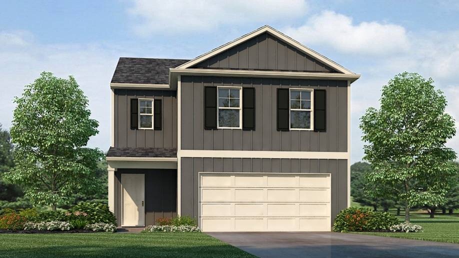 The Taylor floor plan offers a generous 1,613 square feet of space, featuring 4 bedrooms and 2.5 bathrooms for a comfortable living experience. This home boasts a dining room and a chef-inspired kitchen with ample cabinet space and a large pantry for convenient storage. The kitchen seamlessly opens onto a casual dining area and a spacious living room, creating a welcoming and functional living space for relaxing and entertaining. Additionally, the main level includes a convenient powder room for guests, ensuring practicality and comfort for visitors. Moving to the second level, the expansive Bedroom One suite boasts a luxurious bathroom equipped with a walk-in shower, double vanities, and a sizable walk-in closet, providing a luxurious retreat within the home. The second level also comprises 3 more bedrooms, another full bathroom, and a dedicated laundry room for added convenience, catering to the needs of a growing family. Throughout the home, you'll find quality materials and superior workmanship, with meticulous attention to detail, all backed by a one-year builder's warranty for peace of mind.    Furthermore, each home includes a smart home technology package designed to offer maximum convenience, allowing effortless control of important features such as lighting automation, an IQ panel, a video doorbell, keyless front door entry, and the ability to manage temperature settings from a smartphone, making daily life more convenient and enjoyable. We are dedicated to ensuring that your home buying experience is as seamless and enjoyable as possible. Our team is here to assist you every step of the way, so please don't hesitate to give us a call. Feel free to take the first step in making the Taylor your new home today!