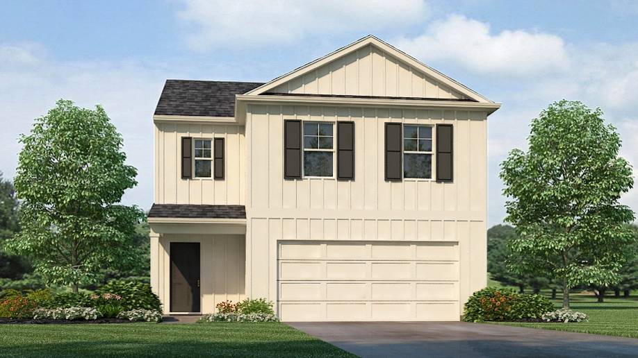 The Taylor floor plan offers a generous 1,613 square feet of space, featuring 4 bedrooms and 2.5 bathrooms for a comfortable living experience. This home boasts a dining room and a chef-inspired kitchen with ample cabinet space and a large pantry for convenient storage. The kitchen seamlessly opens onto a casual dining area and a spacious living room, creating a welcoming and functional living space for relaxing and entertaining. Additionally, the main level includes a convenient powder room for guests, ensuring practicality and comfort for visitors. Moving to the second level, the expansive Bedroom One suite boasts a luxurious bathroom equipped with a walk-in shower, double vanities, and a sizable walk-in closet, providing a luxurious retreat within the home. The second level also comprises 3 more bedrooms, another full bathroom, and a dedicated laundry room for added convenience, catering to the needs of a growing family. Throughout the home, you'll find quality materials and superior workmanship, with meticulous attention to detail, all backed by a one-year builder's warranty for peace of mind.    Furthermore, each home includes a smart home technology package designed to offer maximum convenience, allowing effortless control of important features such as lighting automation, an IQ panel, a video doorbell, keyless front door entry, and the ability to manage temperature settings from a smartphone, making daily life more convenient and enjoyable. We are dedicated to ensuring that your home buying experience is as seamless and enjoyable as possible. Our team is here to assist you every step of the way, so please don't hesitate to give us a call. Feel free to take the first step in making the Taylor your new home today!