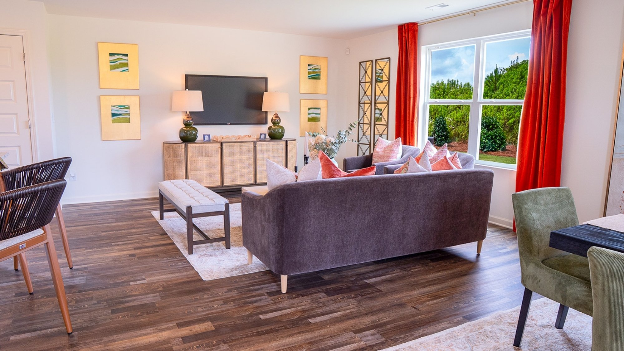 The kitchen also features a large pantry, so you never run out of storage.