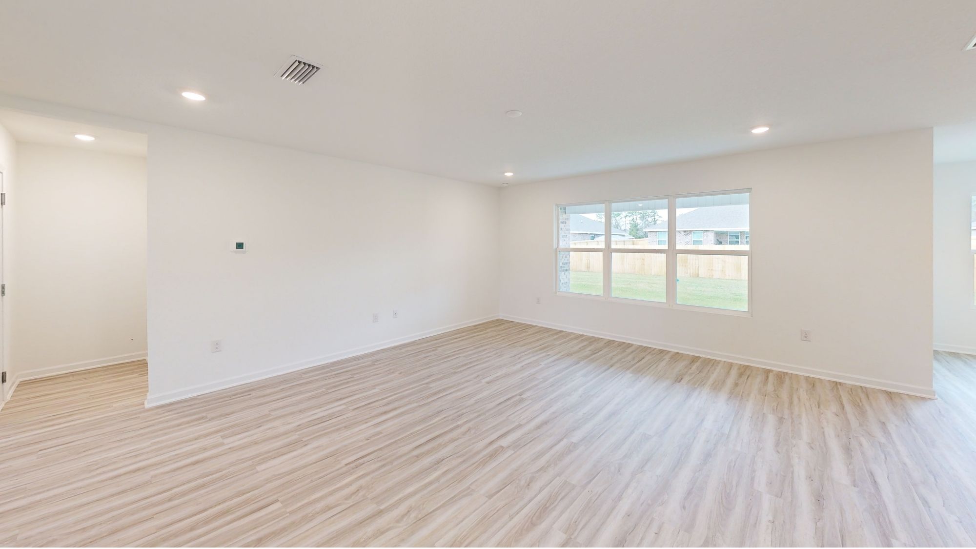 Another view of the spacious open concept living room.