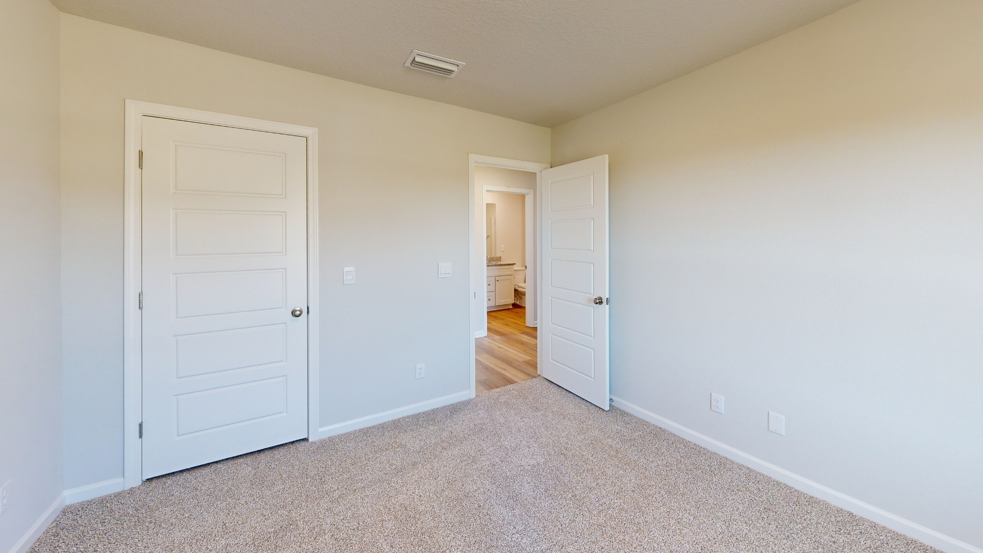 A rendering of our Booth floorplan, featuring 4 bedrooms and 2 bathrooms across 1,891 square feet.