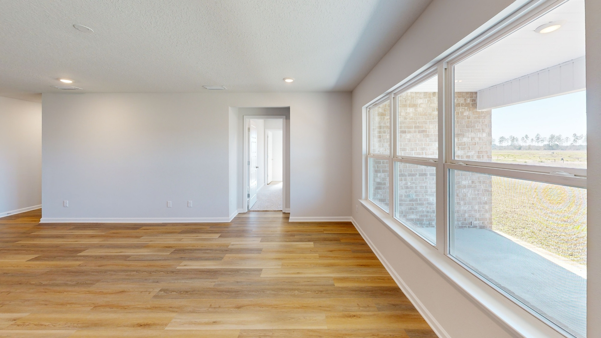 A rendering of our Booth floorplan, featuring 4 bedrooms and 2 bathrooms across 1,891 square feet.