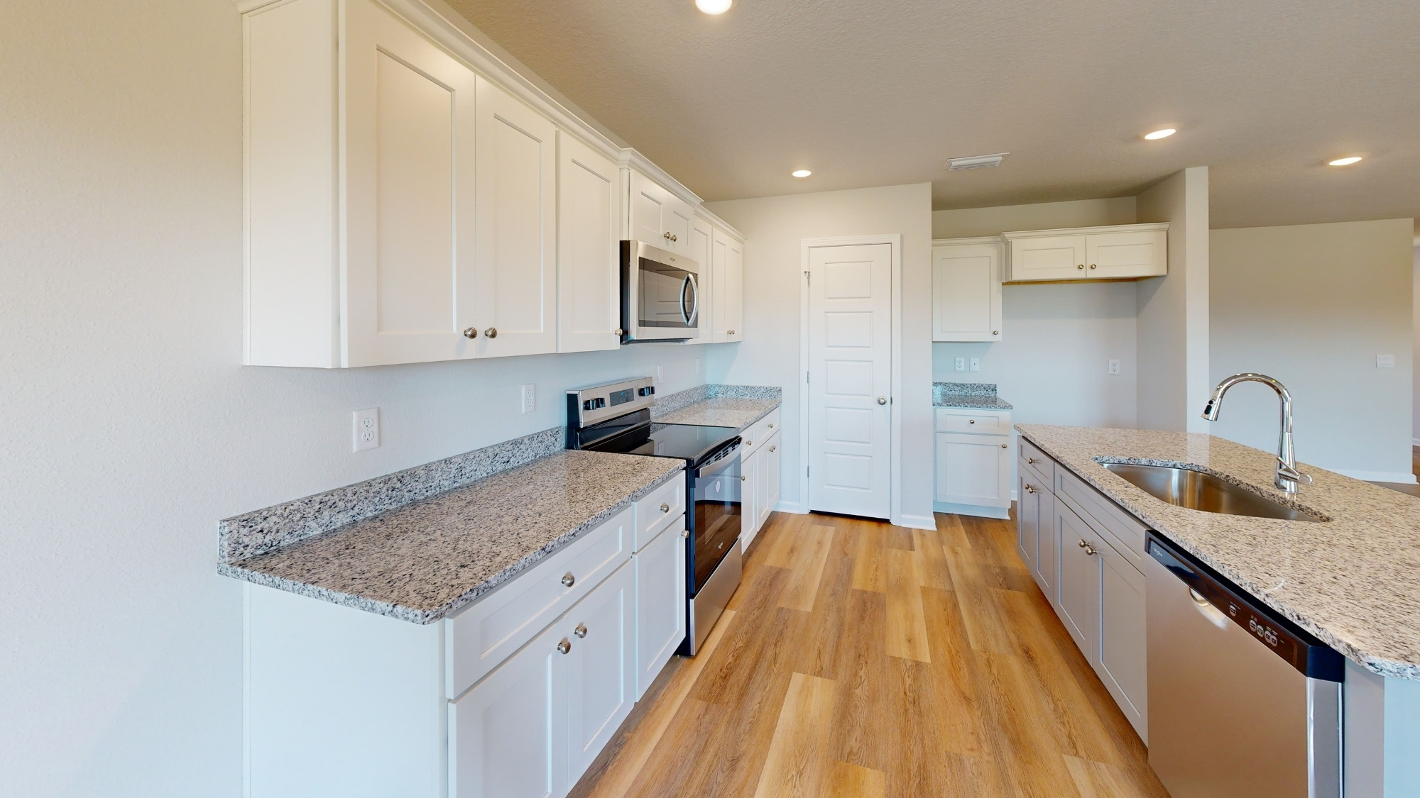 A rendering of our Booth floorplan, featuring 4 bedrooms and 2 bathrooms across 1,891 square feet.