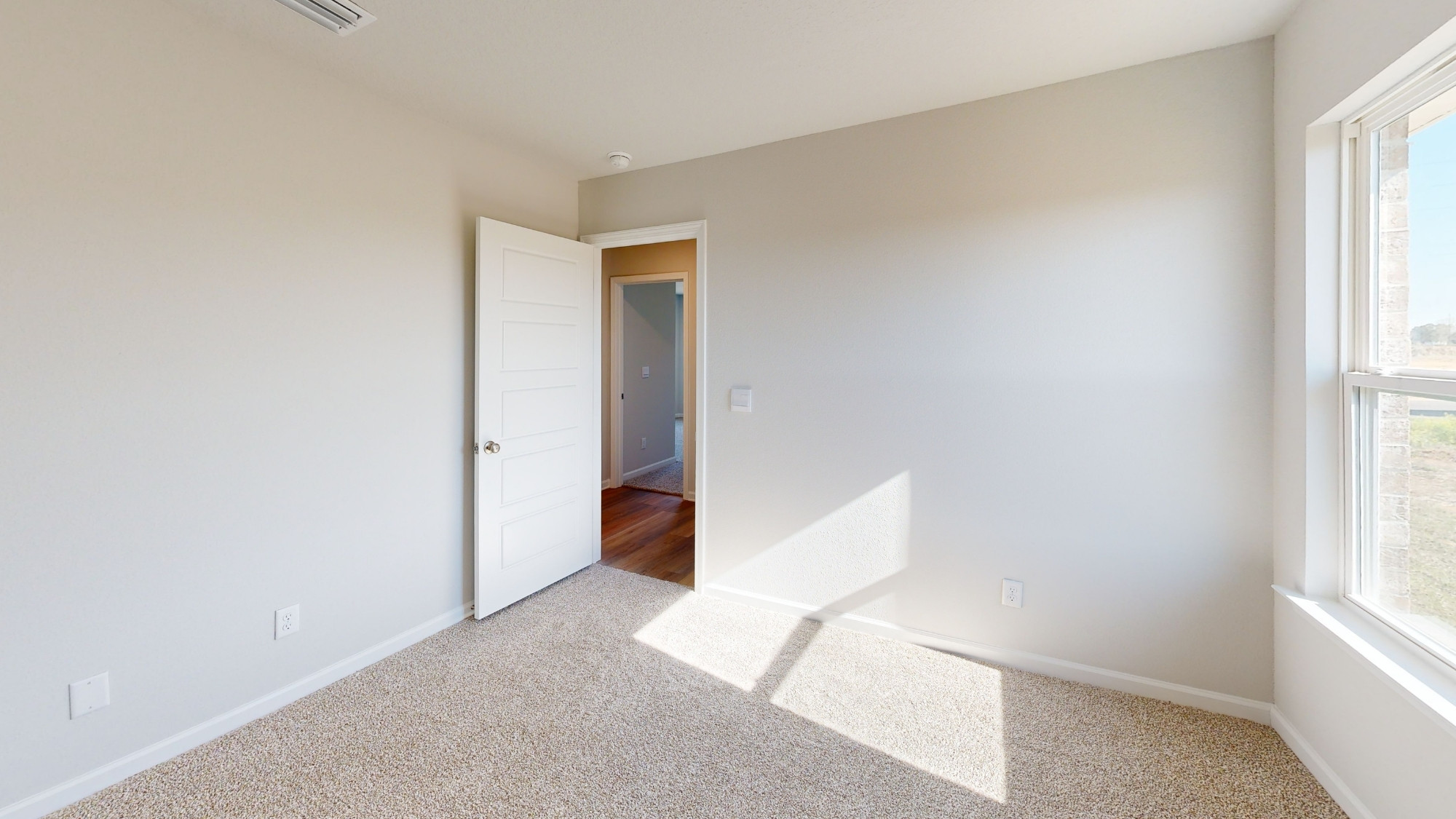 A rendering of our Booth floorplan, featuring 4 bedrooms and 2 bathrooms across 1,891 square feet.