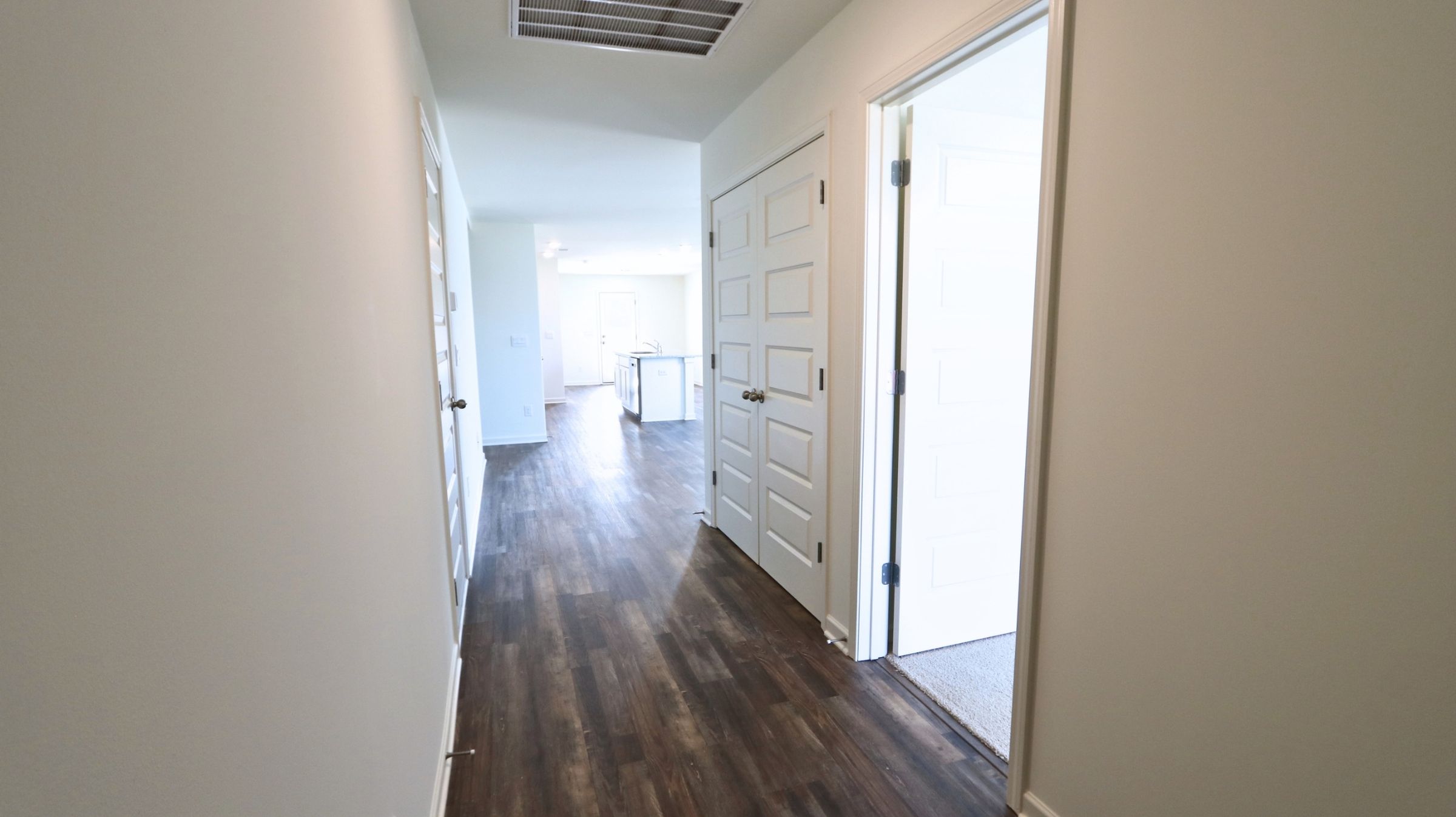 Welcome to the Ryker Plan, one of our floorplans providing new home conveniences, while hosting a comfortable and elegant open concept living. Just under 1,500 square feet, this beautiful single- story home offers 4-bedrooms with 2-bathrooms, and a 1-car garage. Met with a cozy covered porch as you enter the home, an inviting foyer, a full guest bedroom that could also serve as an office, and a hall leading to the 2nd and 3rd secondary bedrooms; with a full bathroom sandwiched in between. Each bedroom boasts plenty of space and sizeable closets for organization. Also, upon entering the home you will have immediate access to the single-car garage, storage, and your laundry room.