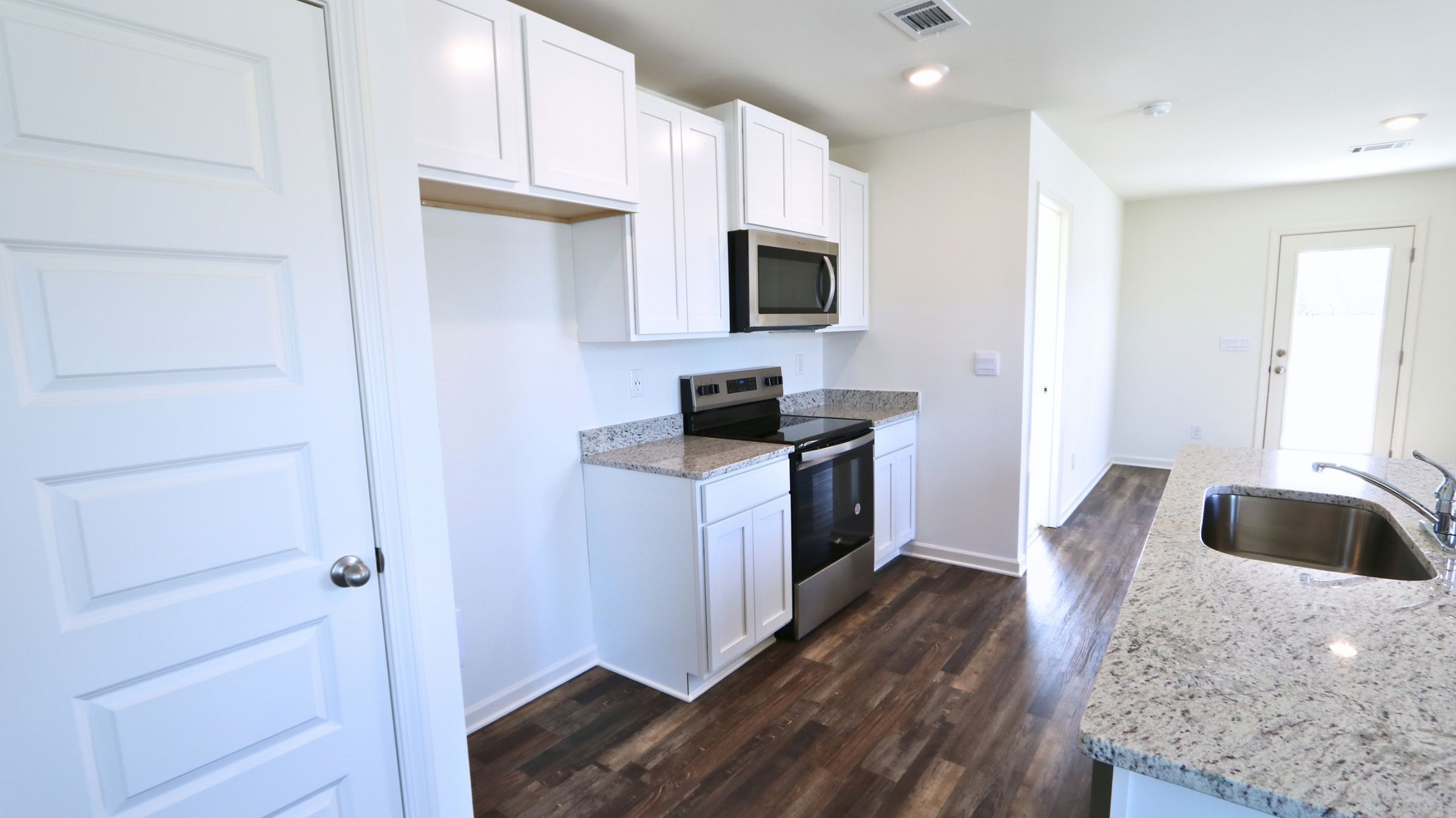 Welcome to the Ryker Plan, one of our floorplans providing new home conveniences, while hosting a comfortable and elegant open concept living. Just under 1,500 square feet, this beautiful single- story home offers 4-bedrooms with 2-bathrooms, and a 1-car garage. Met with a cozy covered porch as you enter the home, an inviting foyer, a full guest bedroom that could also serve as an office, and a hall leading to the 2nd and 3rd secondary bedrooms; with a full bathroom sandwiched in between. Each bedroom boasts plenty of space and sizeable closets for organization. Also, upon entering the home you will have immediate access to the single-car garage, storage, and your laundry room.