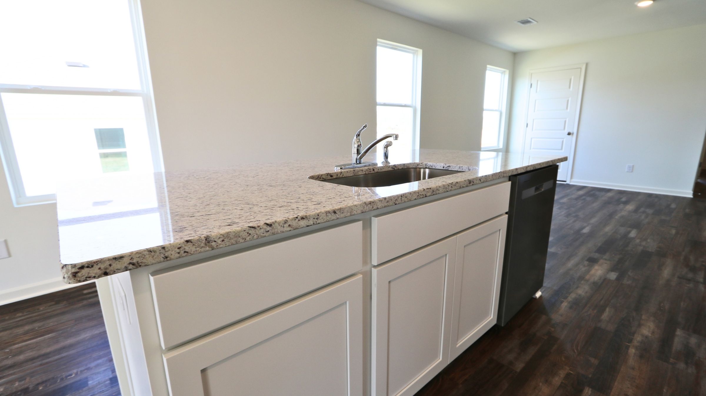 Welcome to the Ryker Plan, one of our floorplans providing new home conveniences, while hosting a comfortable and elegant open concept living. Just under 1,500 square feet, this beautiful single- story home offers 4-bedrooms with 2-bathrooms, and a 1-car garage. Met with a cozy covered porch as you enter the home, an inviting foyer, a full guest bedroom that could also serve as an office, and a hall leading to the 2nd and 3rd secondary bedrooms; with a full bathroom sandwiched in between. Each bedroom boasts plenty of space and sizeable closets for organization. Also, upon entering the home you will have immediate access to the single-car garage, storage, and your laundry room.