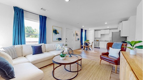 living room and couch