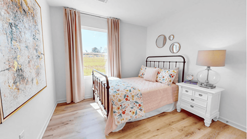 model home bedroom