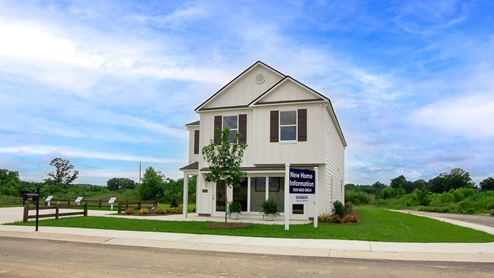 The Elston is a spacious two-story plan featuring 4 bedrooms and 2.5 bathrooms, spread across 2,305 square feet of living space. You'll love the open-concept kitchen, which boasts an oversized island for additional seating and a large pantry, connecting seamlessly to the expansive living room. On the main level, you'll find a convenient powder room, coat closet, and an additional storage closet for all your needs. Moving to the second level, Bedroom One offers a vaulted ceiling and a luxurious bathroom equipped with a walk-in shower, private water closet, double vanities, and a generously sized walk-in closet. In addition to Bedroom One, there are 3 more bedrooms, a full bathroom, a walk-in laundry room, and a loft-style living room on the second level. Throughout the home, you'll appreciate the use of quality materials and superior workmanship, showcasing meticulous attention to detail, and it all comes with a one-year builder's warranty. And that's not all - your new home also comes with our smart home technology package, adding convenience and modernity to your living space! Furthermore, every new home comes with a smart home technology package provided by D.R. Horton. This user-friendly package is tailored to provide utmost convenience, enabling easy control of essential features with a simple touch. The package includes convenient features such as lighting automation, an IQ panel, a video doorbell, keyless front door entry, and the capability to directly manage temperature settings from your smartphone. We also offer the opportunity for you to schedule a personal guided tour of the Elston plan at your convenience. Feel free to give us a call and take the first step in making The Elston your new home today!