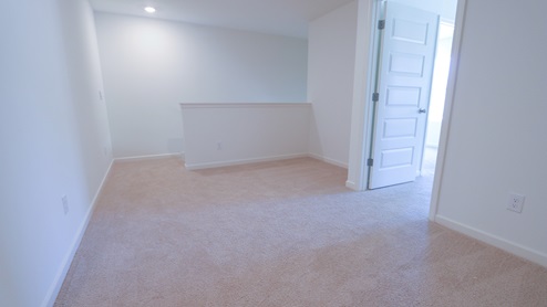 The upstairs loft area in the Ryan floorplan.