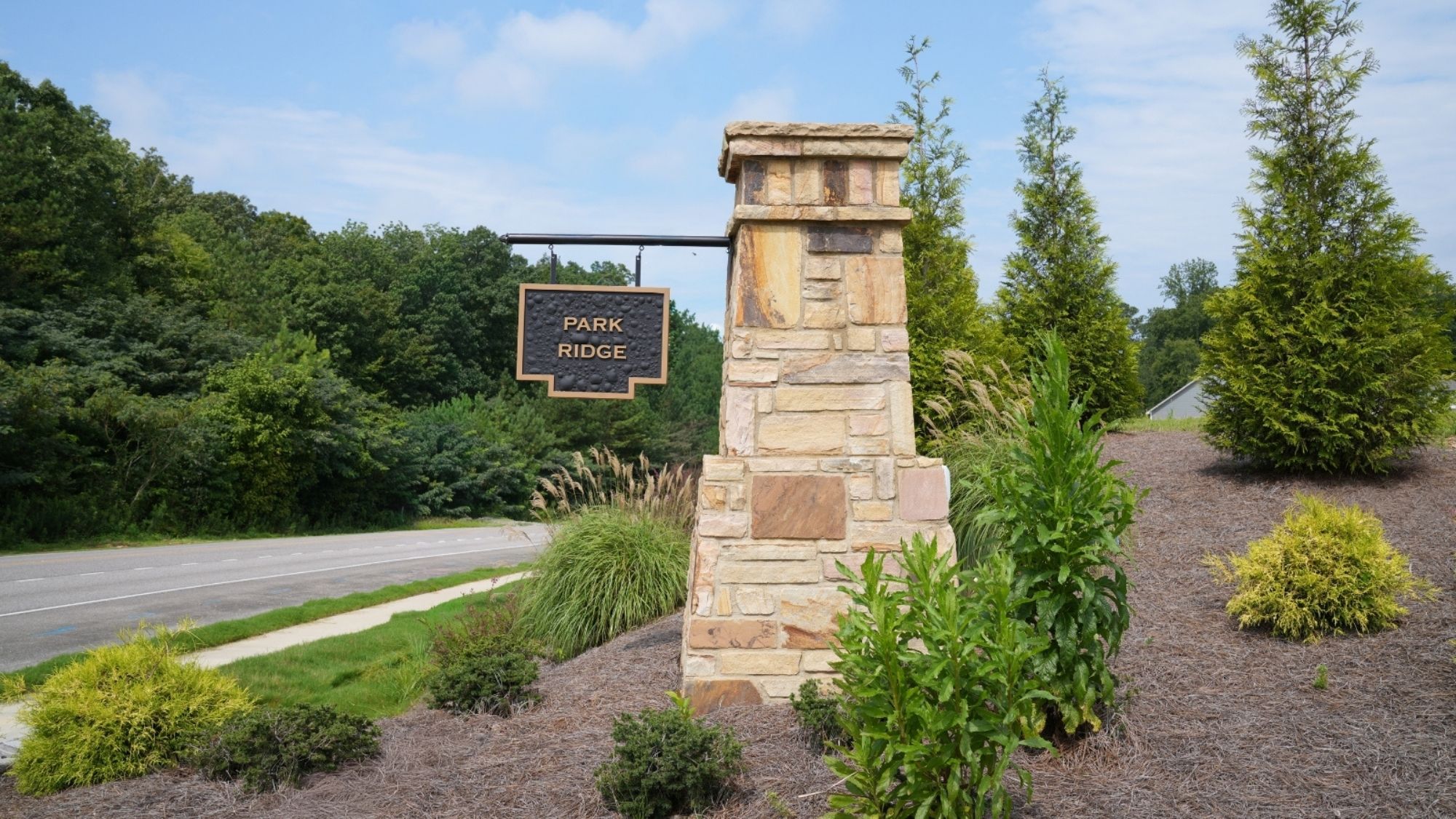Entrance sign