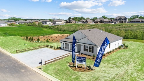 Welcome to the spacious Freeport, offering 4 bedrooms and 2 bathrooms spread across 1,497 square feet all on one level, and a two-car garage for your convenience. The chef-inspired kitchen is designed for culinary enthusiasts, featuring an oversized breakfast island, stainless steel appliances, and a pantry, all flowing seamlessly into a spacious great room for effortless entertaining. The spacious primary bedroom features a luxurious bathroom with a walk-in shower, double vanities, and an oversized walk-in closet. In addition, the other 3 bedrooms all offer generous closets, along with a laundry room, linen closet, and an outdoor patio to complete the plan. You can expect quality materials and workmanship throughout, with superior attention to detail as well as a one-year builder’s warranty. To top it off, your new home comes with a smart home technology package! Every new home at D.R. Horton comes with this smart home technology package, providing a user-friendly experience, making it easy to control essential features with a simple touch. Included in the package are convenient features such as lighting automation, an IQ panel, a video doorbell, keyless front door entry, and the ability to directly manage temperature settings from your smartphone. We also provide the opportunity for you to schedule a personal guided tour of the Freeport plan at your convenience. Feel free to give us a call and take the first step in making The Freeport your new home today!