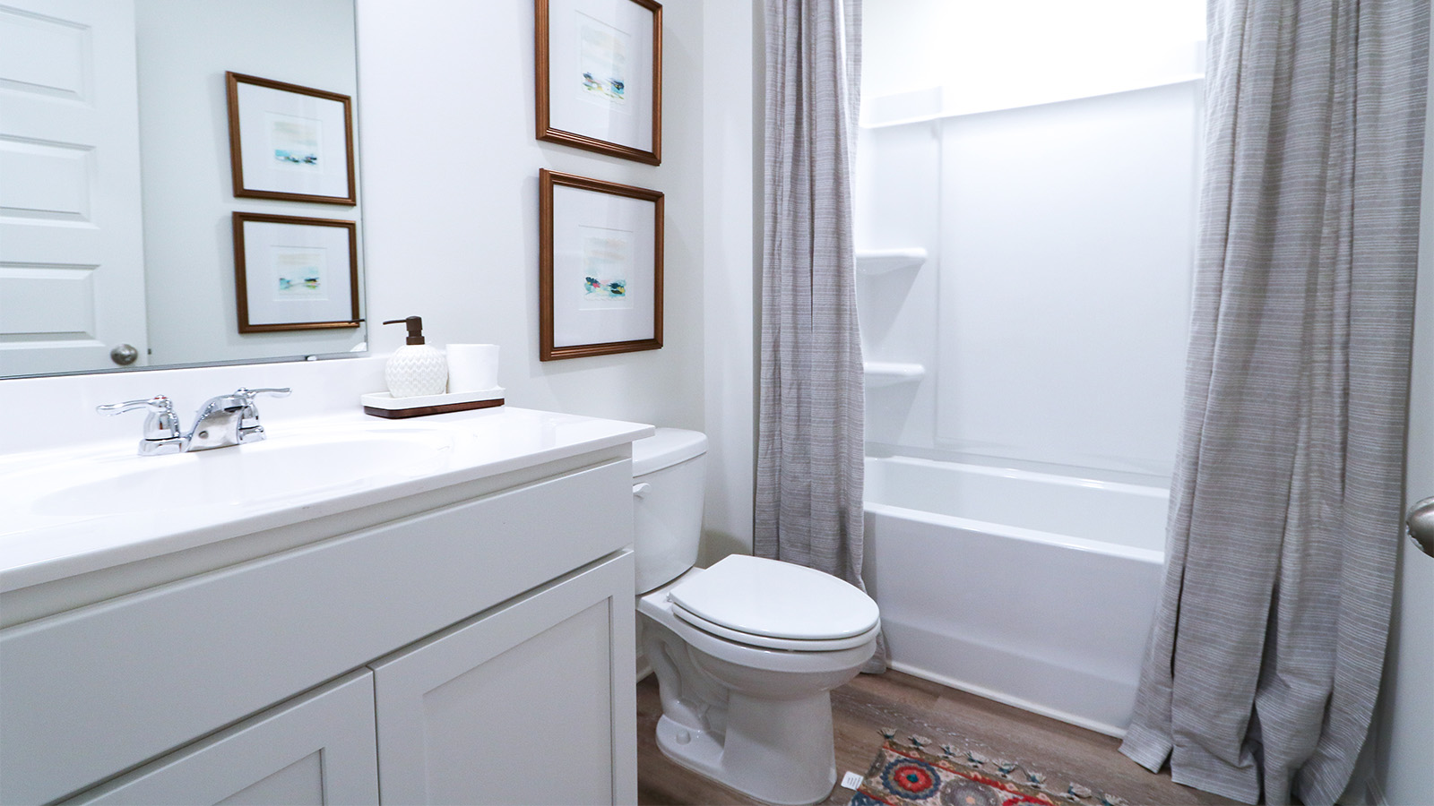 Welcome to the Cali Plan, featuring a seamless open layout just under 1,800 square feet, this beautiful single- story home offers 4-bedrooms with 2-bathrooms, and a 2-car garage.  As you enter the home, you are met with an inviting foyer with storage, a full guest bathroom, and a hall leading to the 2nd and 3rd secondary bedrooms. Further down the hall, on the opposite wall, provides access to the 2-car garage, storage, and your laundry room. Privately tucked away in this area is also the additional 4th bedroom, ideal for guest stays or a private office. Each bedroom is a generous size with a spacious closet.