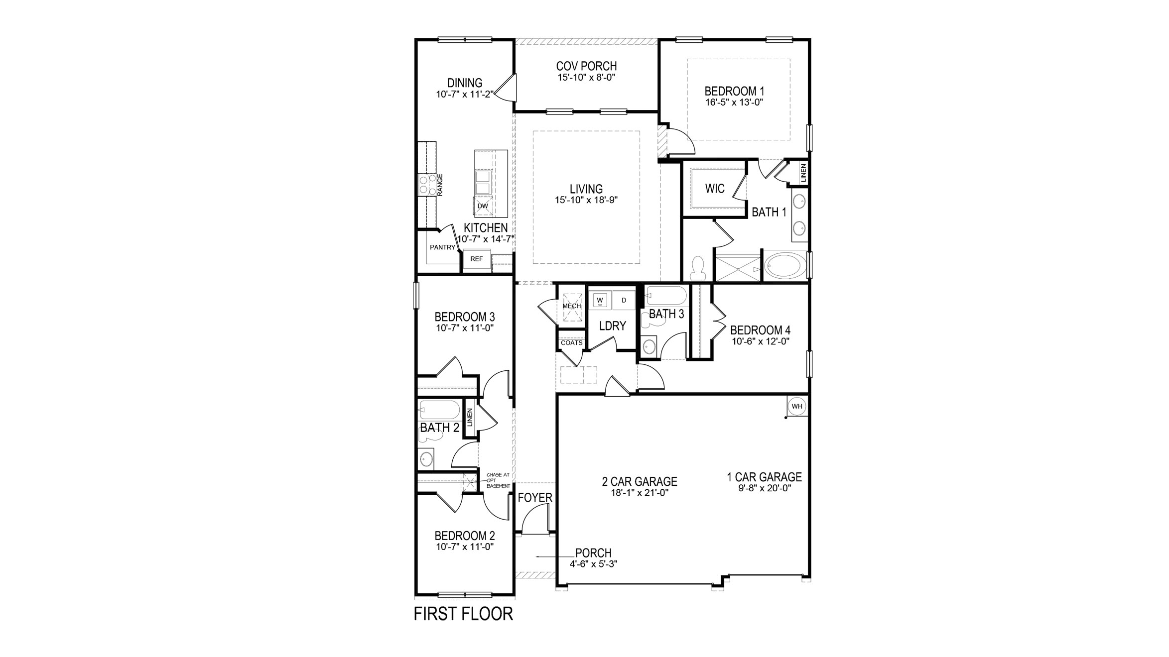 Welcome to the Madison, a new floor plan designed with comfort and convenience in mind. Just under 2,000 square feet, this beautiful single- story home offers 4-bedrooms with 3-bathrooms, and a 3-car garage, with a unique open floor plan designed for comfort and luxury.      As you enter the home, you are met with an inviting foyer with storage, a full guest bathroom, and a hall leading to the 2nd and 3rd secondary bedrooms. Further down the hall, on the opposite wall, provides access to the 2-car garage, storage, and your laundry room. Privately tucked away in this area is also the additional 4th bedroom, ideal for guest stays or a private office. Each bedroom is a generous size with a spacious closet.      As you continue to the end of the hall, you will find the stunning open layout of the living area and beautiful kitchen. The kitchen includes granite countertops, stainless steel appliances, stylish shaker cabinetry, and a center island perfect for additional seating. With natural light and nearby covered patio access, the living and dining area are integrated perfectly to complete this relaxing atmosphere, with access to a back covered porch area for you to enjoy.     The primary bedroom is tucked away off the living area. As natural light fills the room, this suite feels like a dreamlike retreat. The spa-like ensuite bath includes a separate garden tub, relaxing shower, double vanity sink, and large walk-in closet. Designed with elegant yet modern living in mind, the easy-to-use Smart Home Technology Package included in every home provides the ultimate convenience, allowing you to control key features with the touch of a button. Featured conveniences include lighting automation, IQ panel, video doorbell, keyless front door entry, and temperature control from the ease of your phone.  So, what are you waiting for? Come make the Madison your new home today!