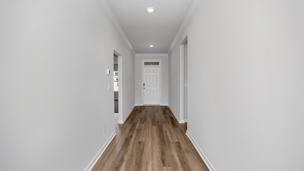 Foyer of the home with access to living area