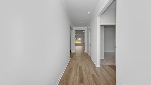 Foyer of the home with access to living area