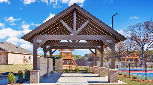 Pavilion for mailboxes